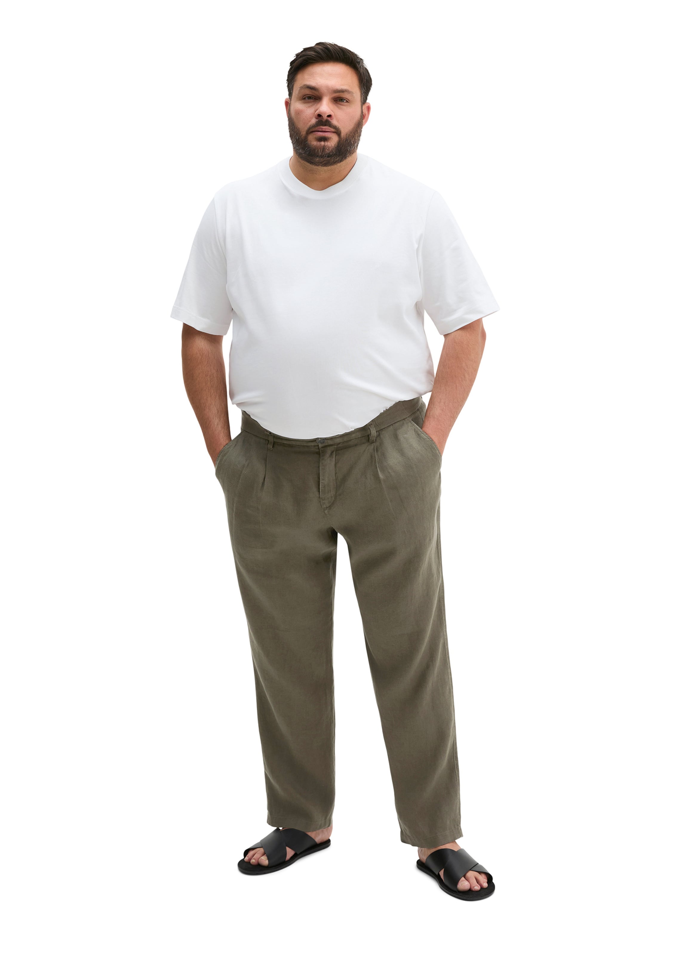 Effilé Pantalon 'Osby' Marc O'Polo en vert