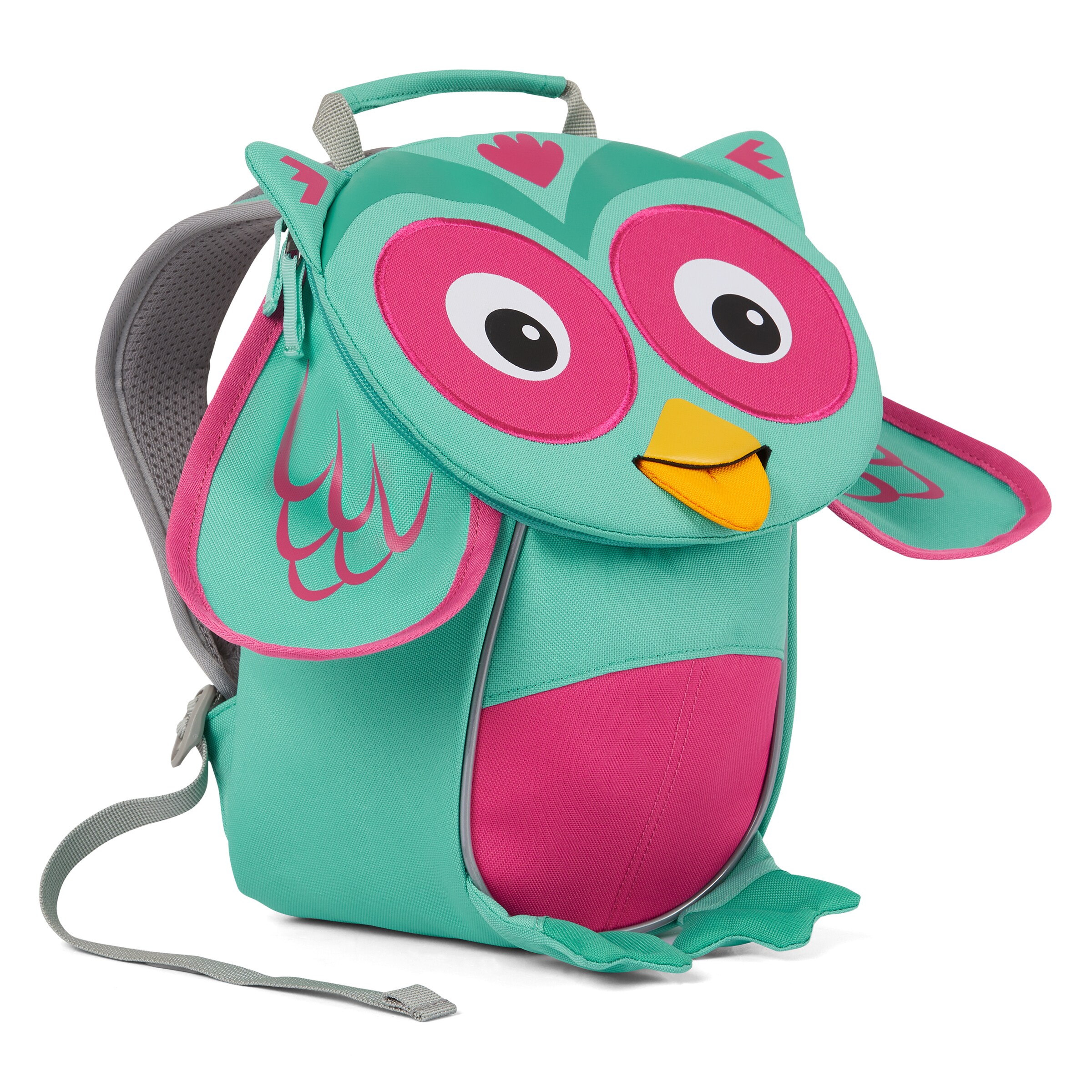 Zaino 'Kleiner Freund Eule' di Affenzahn in verde