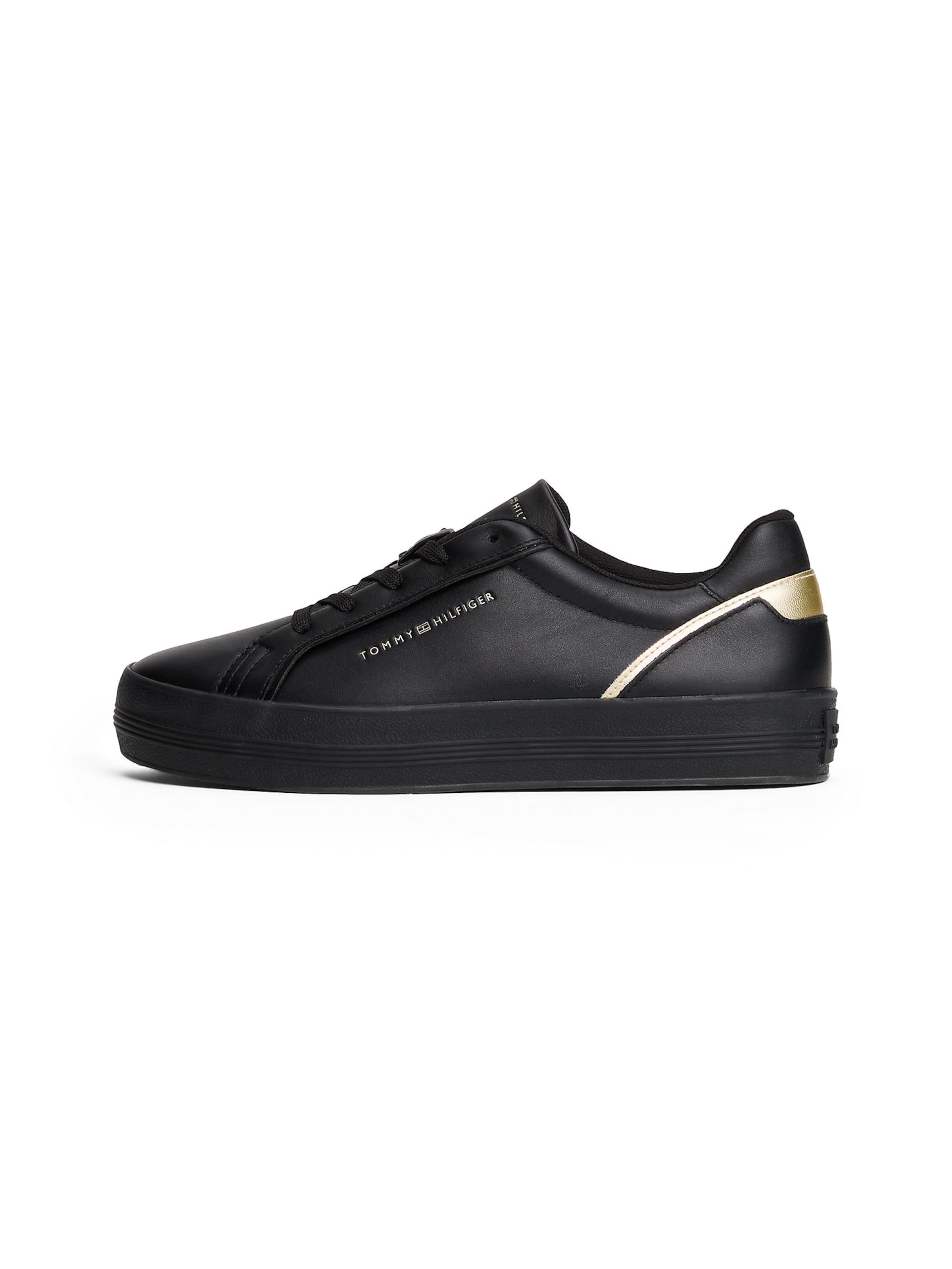 TOMMY HILFIGER Sneakers in Black: front