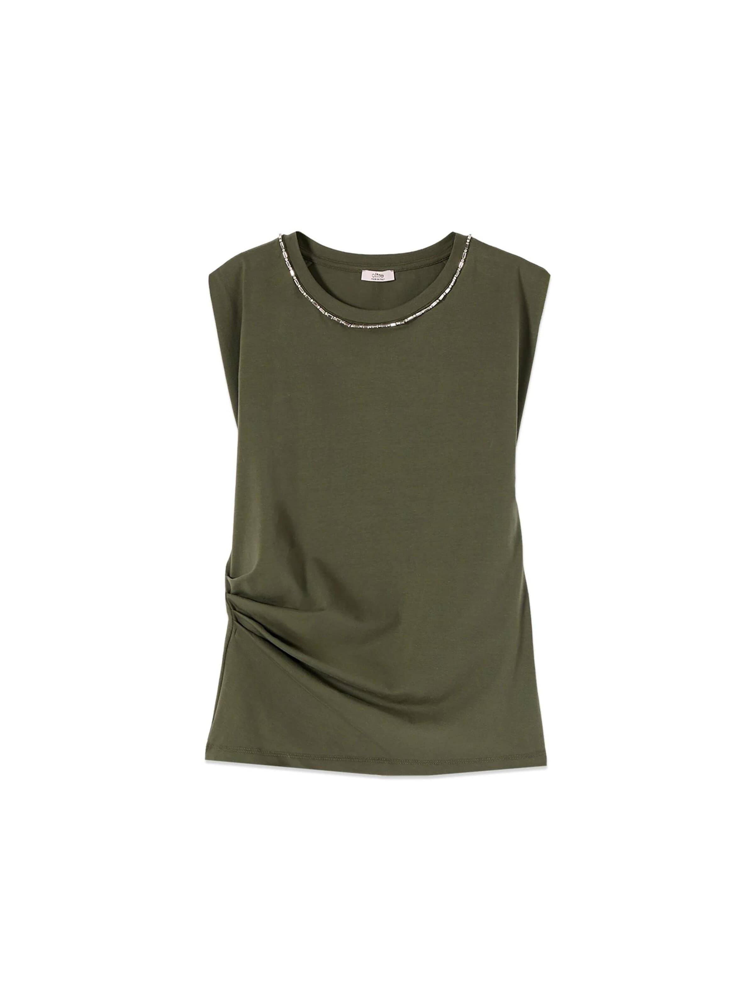 oltre - Camiseta en verde: frente