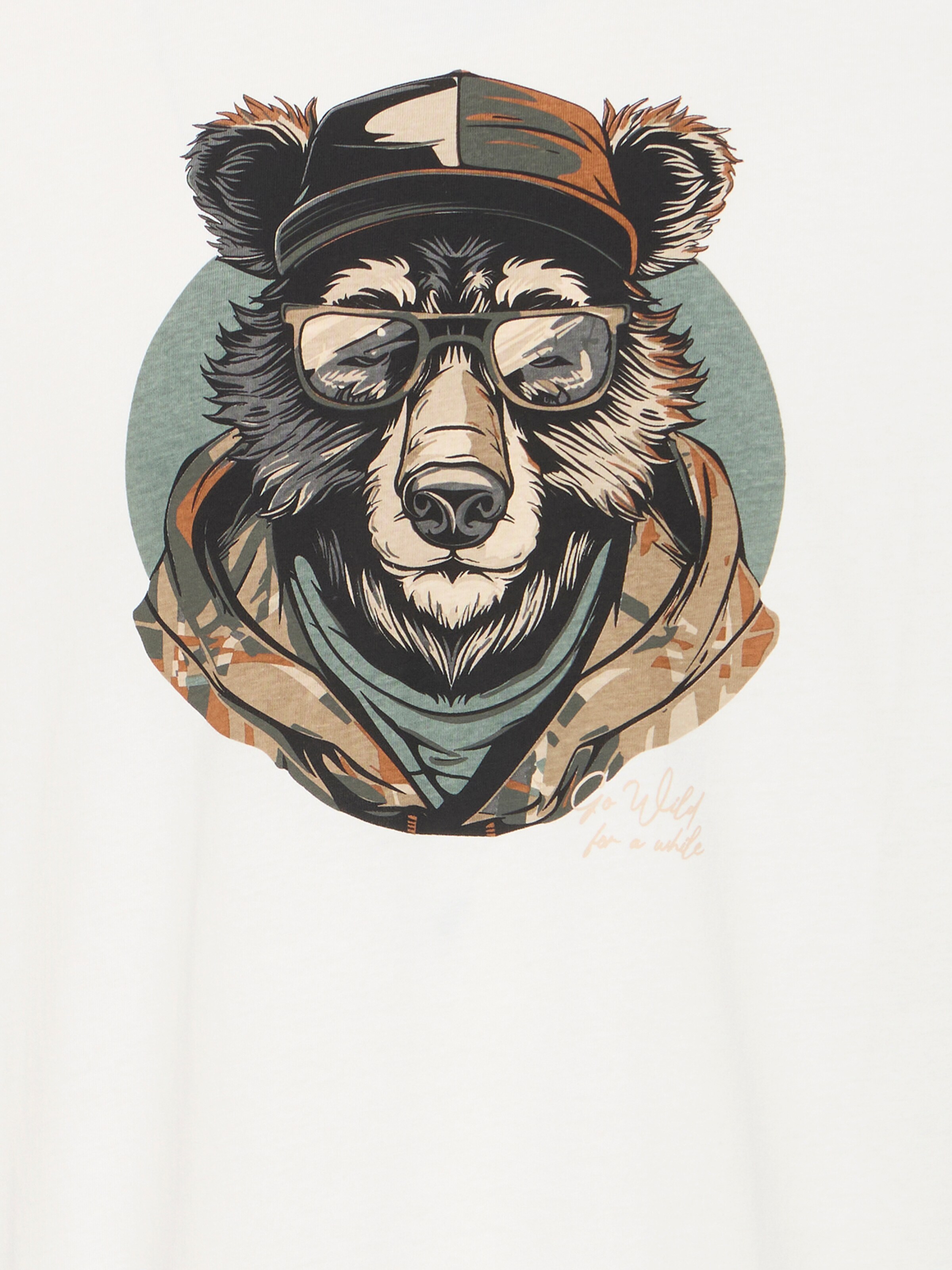 balta BLEND Marškinėliai 'BHKIAM'