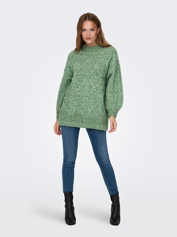 ONLY Sweater 'SAGE LIFE' in Green