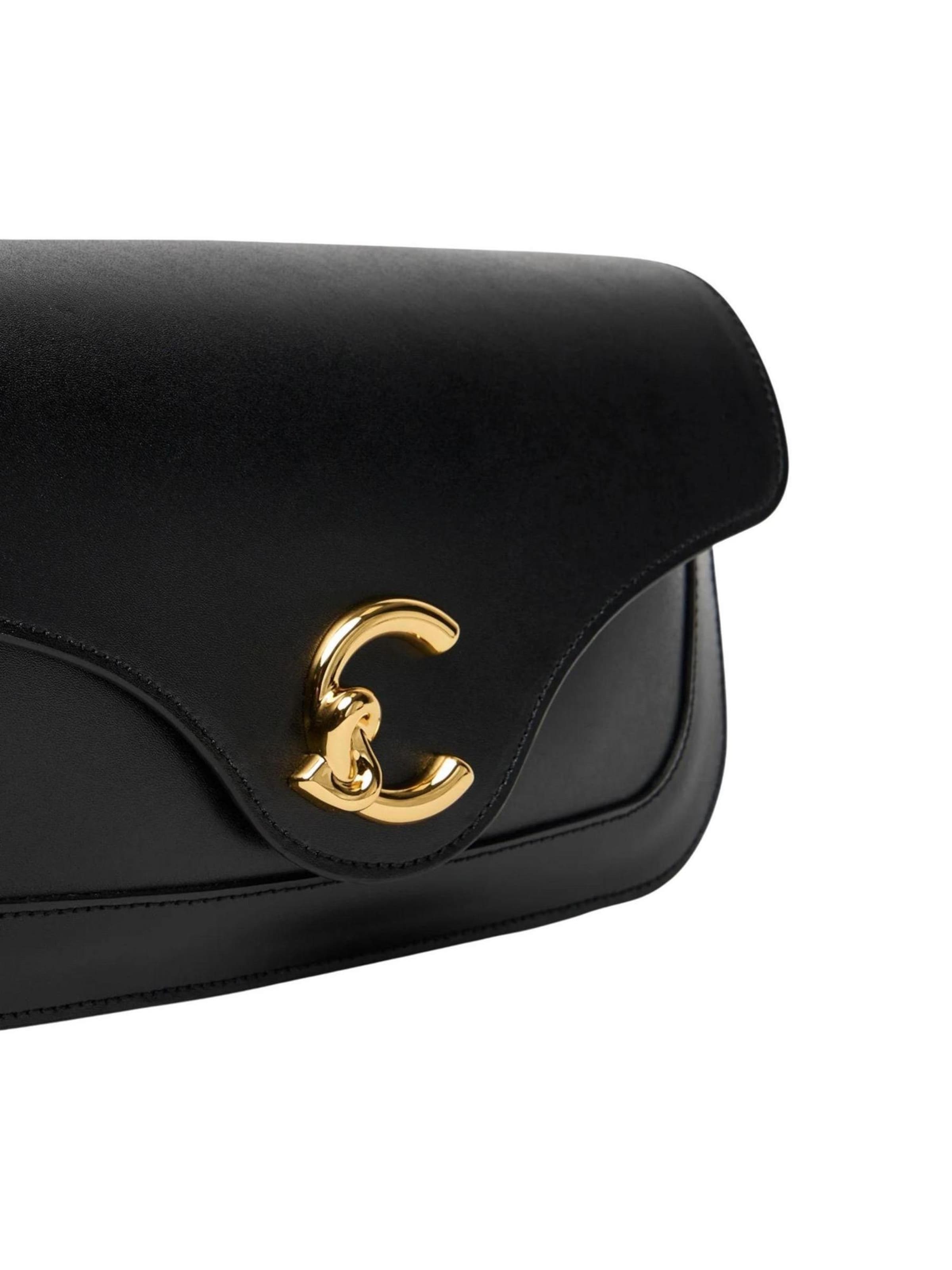 Coccinelle - Bolso de hombro 'C-ME CALF E1 SSK 12 03 21' en negro
