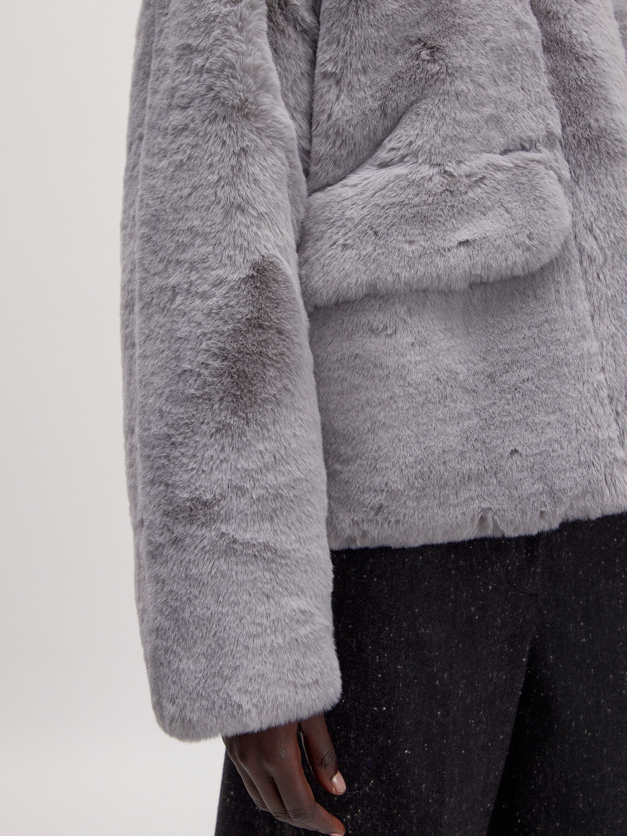 EDITED Giacca invernale 'Carly' grigio argento