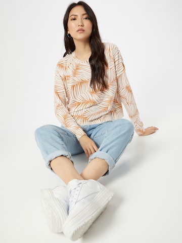 ROXY Sweatshirt 'CURRENT MOOD' in Wit