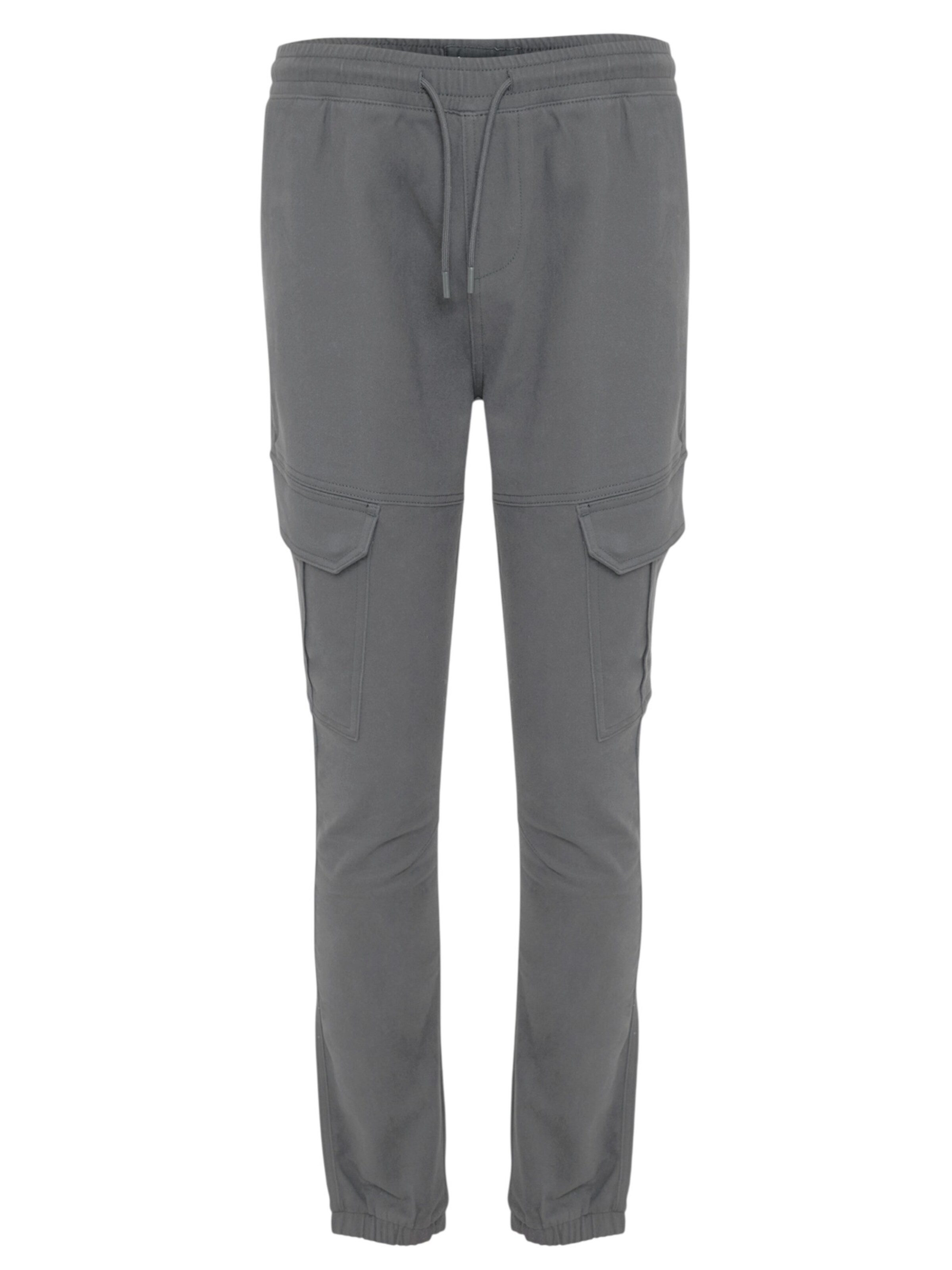 Threadbare lange Cargohose 'Garrix' in Grau: Vorderseite