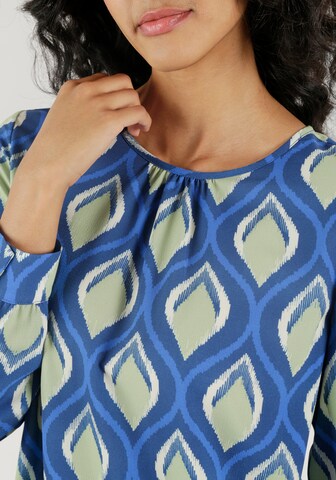 Aniston SELECTED Bluse in Blau