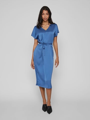 VILA Dress in Blue: front