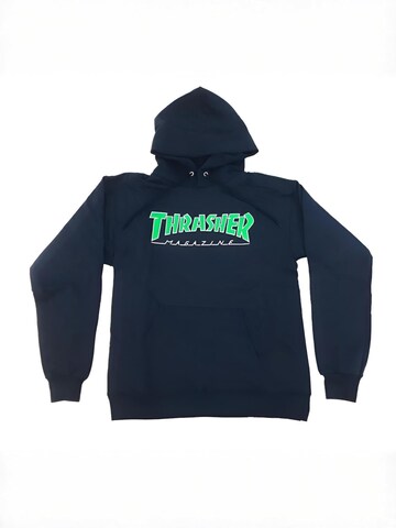 THRASHER Sweatshirt 'OUTLINED' in Blauw: voorkant