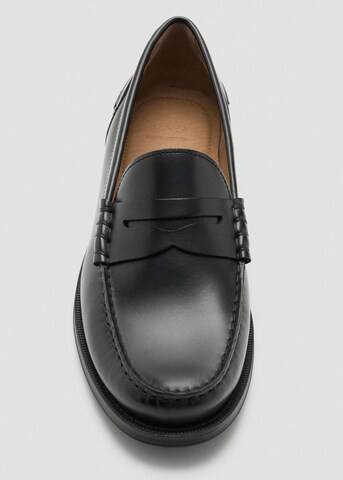 MANGO MAN Moccasins in Black
