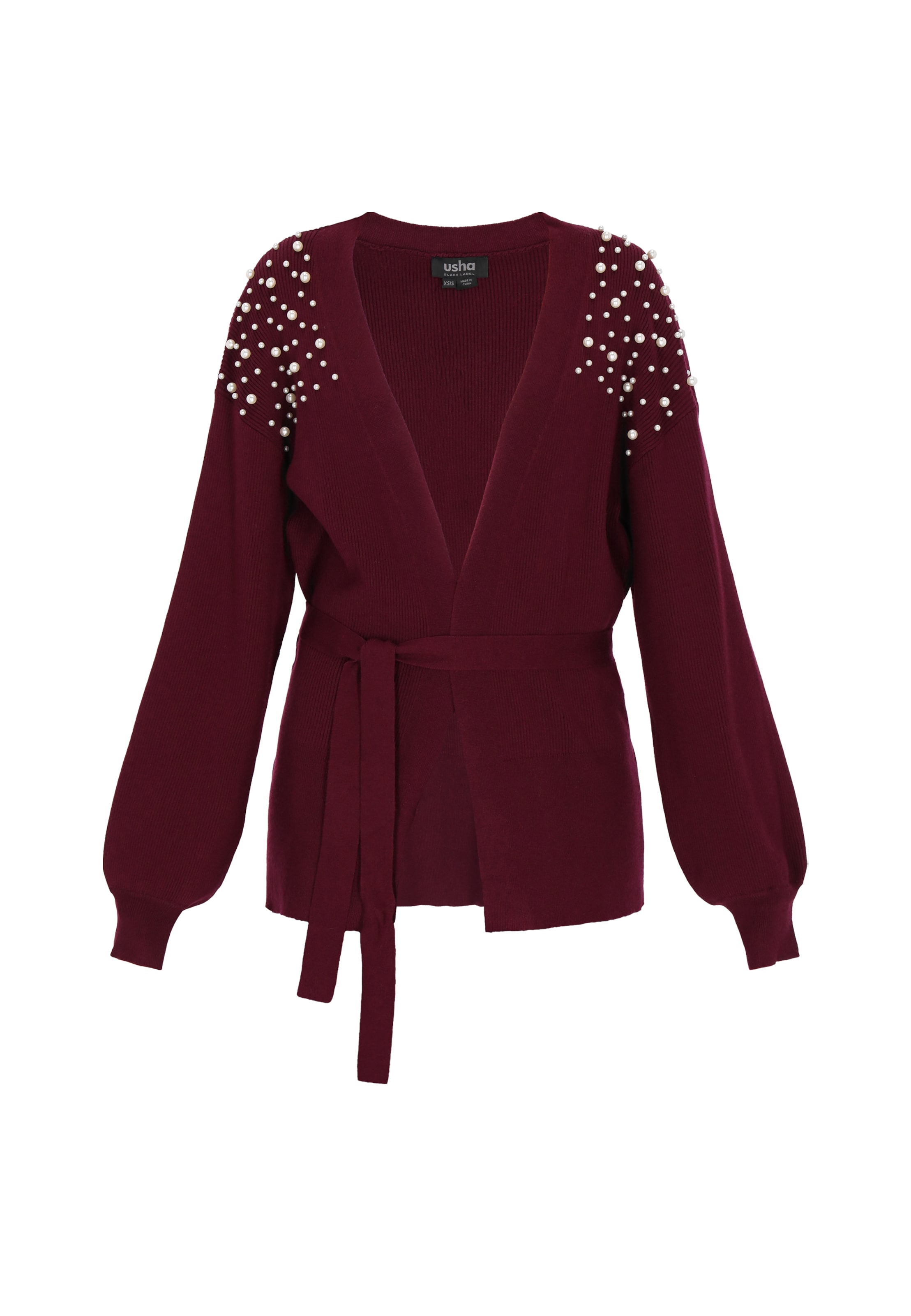 usha BLACK LABEL - Cárdigan en lila: frente