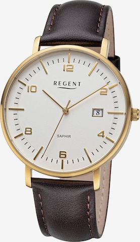 REGENT Analog Watch in Black: front