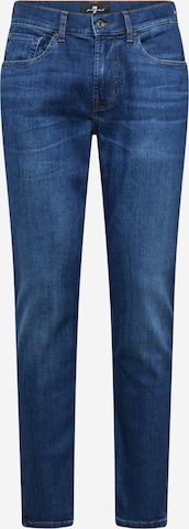 7 for all mankind גזרת סלים ג'ינס בכחול: מלפנים