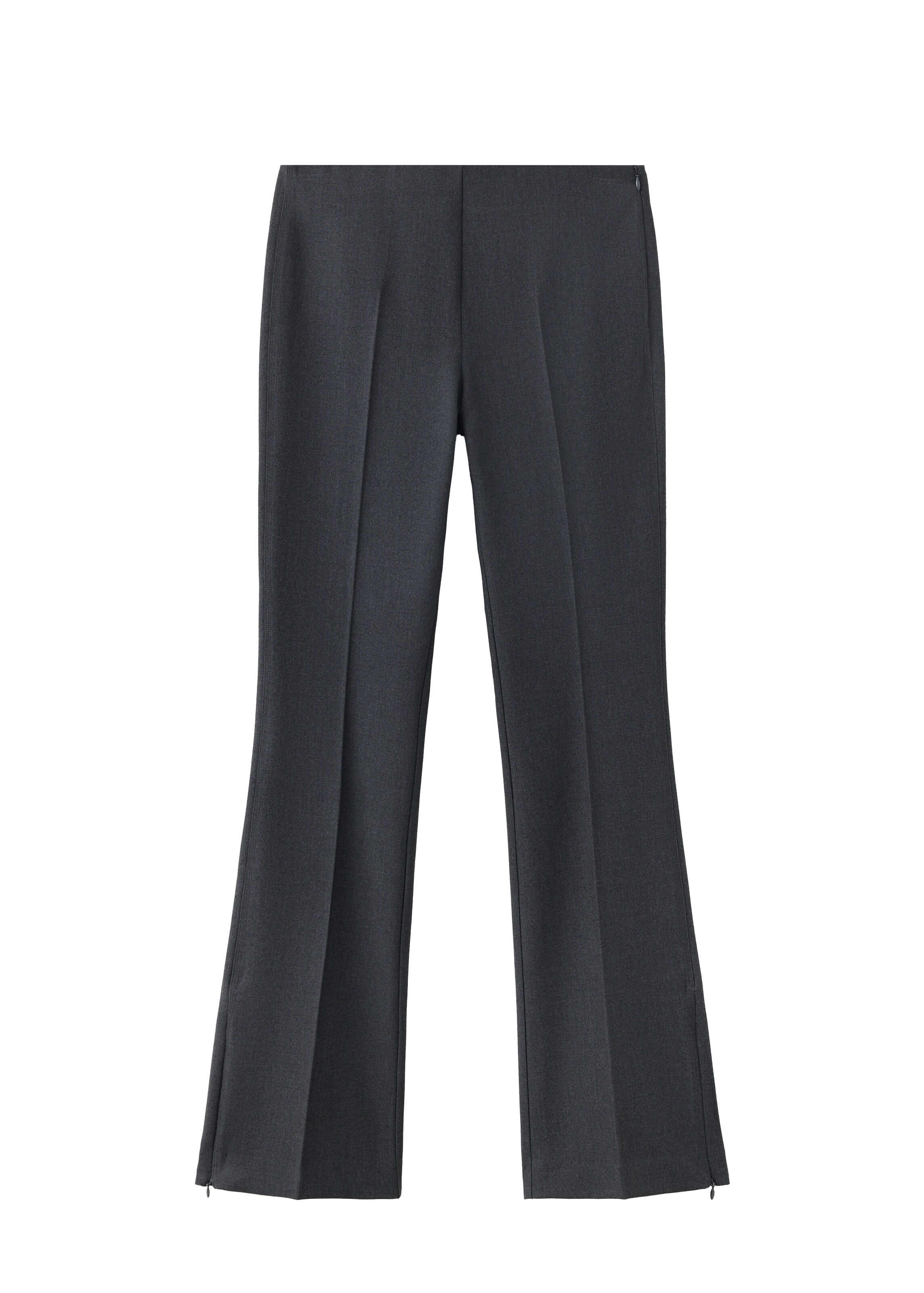 Wide leg Pantaloni con piega frontale 'ARIELLE' di MANGO in grigio: frontale
