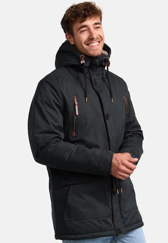 Veste d’hiver 'Gillespie' INDICODE JEANS en noir