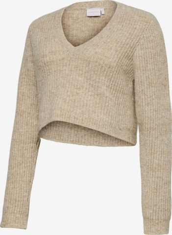 MAMALICIOUS - Jersey 'MLELLINOR' en gris: frente