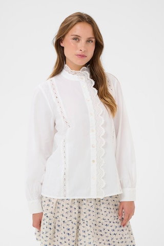 SAINT TROPEZ Blouse 'SZOdeline' in White: front