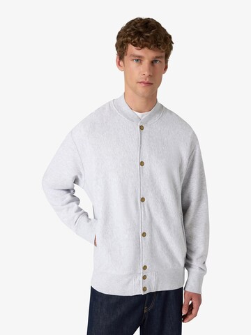 Champion Authentic Athletic Apparel Sweatjacke in Grau: Vorderseite