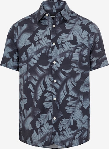J.Lindeberg Button Up Shirt in Blue: front