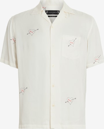 AllSaints - Regular Fit Camisa em bege: frente