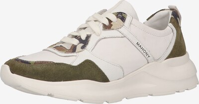 MAHONY Sneakers laag in de kleur Groen / Wit, Productweergave