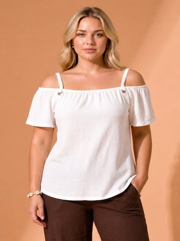 Shape Of You Blouse in White
