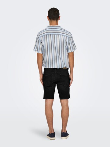 Only & Sons Regular Shorts in Schwarz
