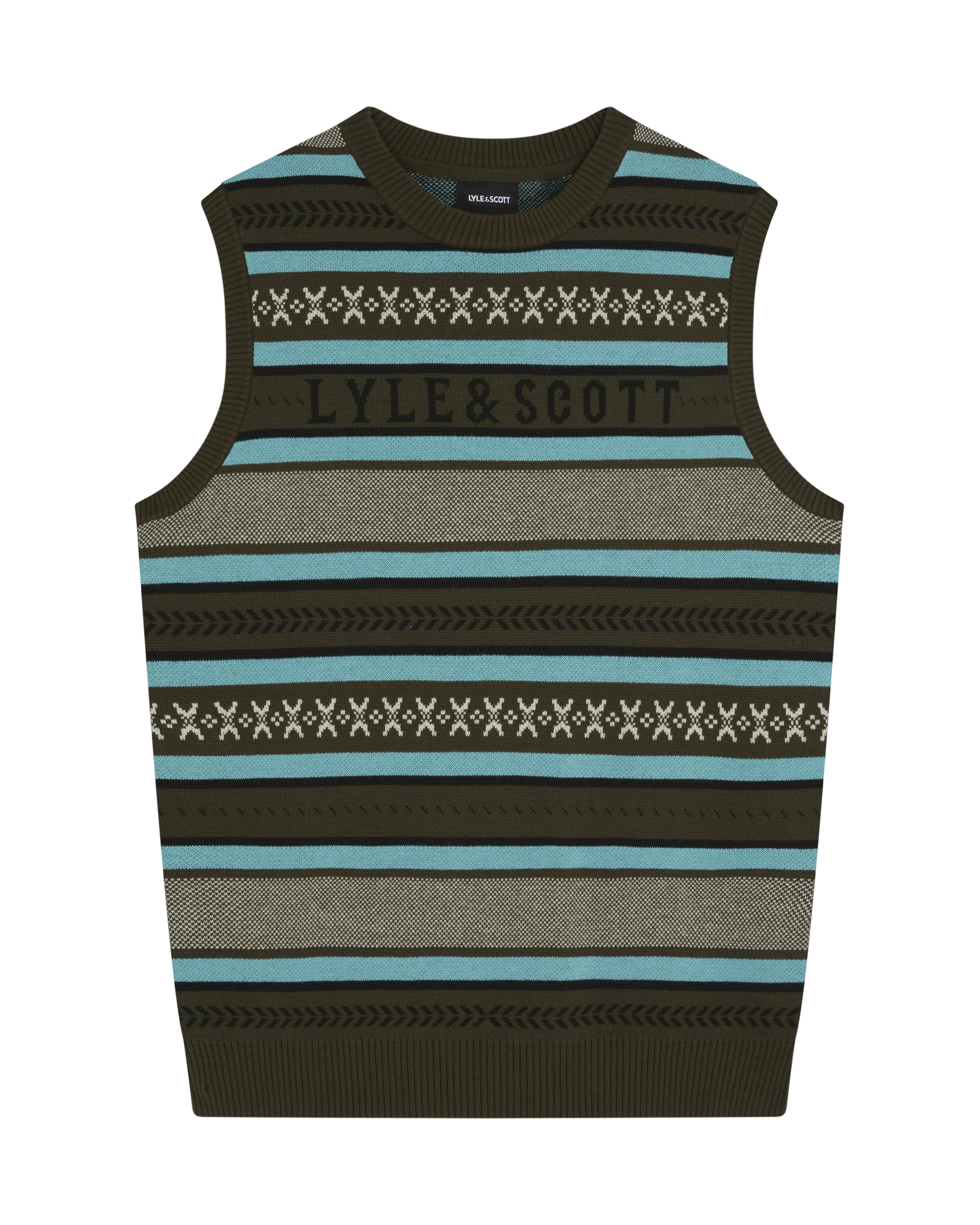 Lyle & Scott Slipover 'Glenn' in Green: front