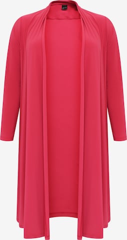 YOEK Knit cardigan ' DOLCE ' in Pink: front