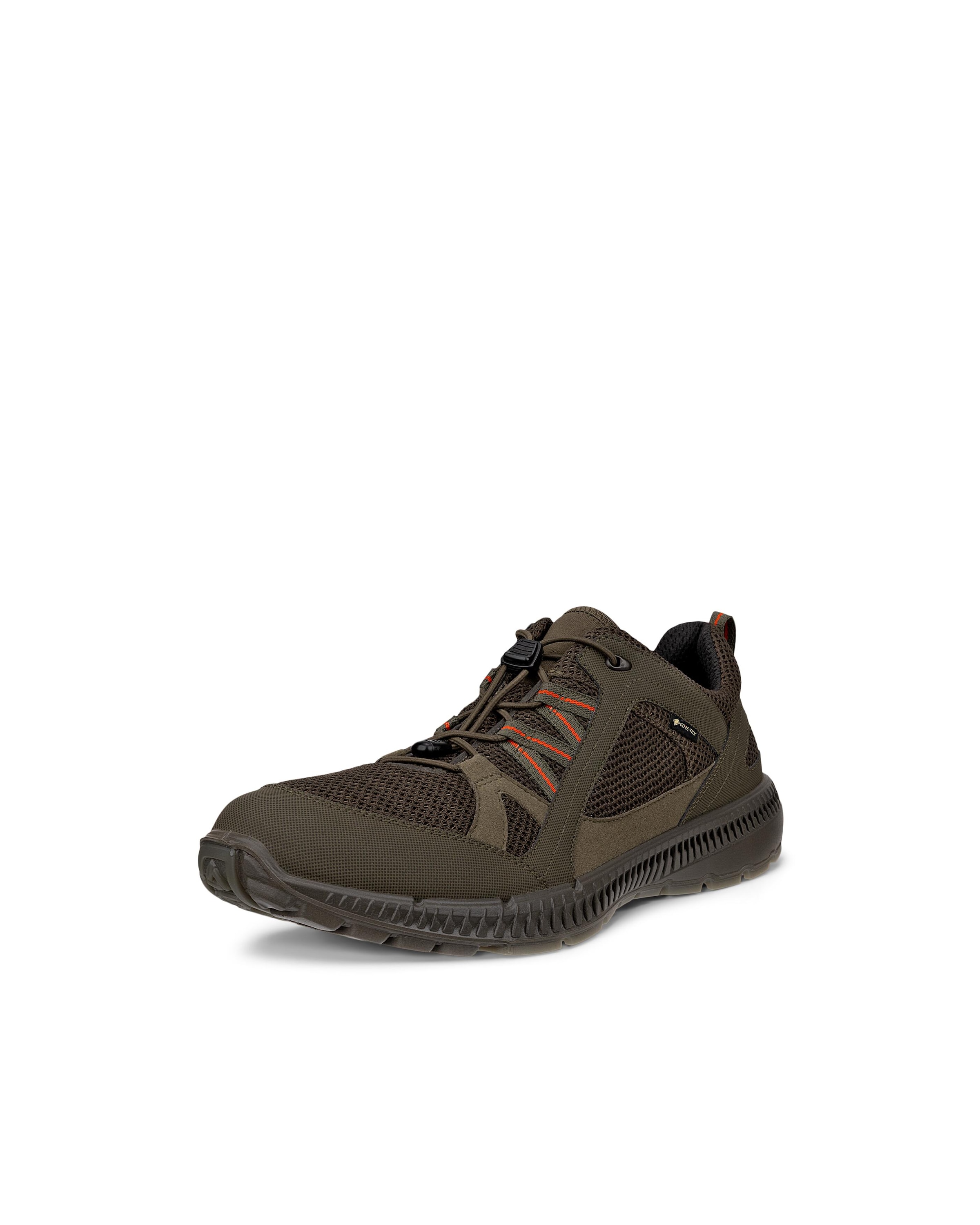 ECCO Flats in Brown: front