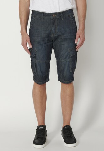 KOROSHI Slimfit Jeans in Blauw: voorkant