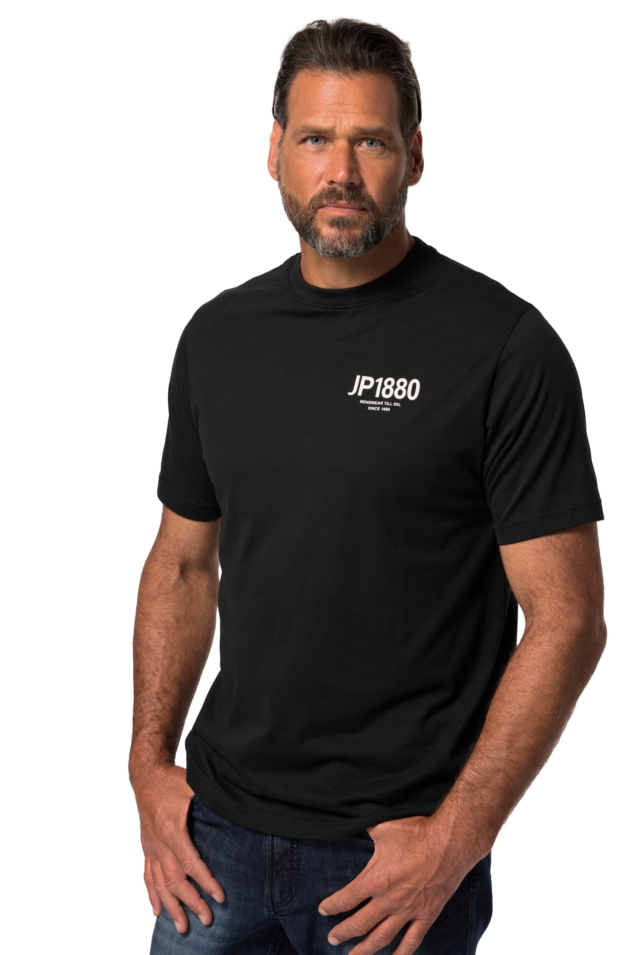 JP1880 Shirt in Black: front