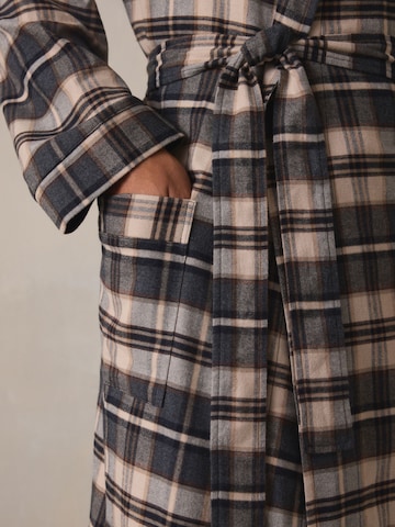 Next Банный халат длинный в Серый