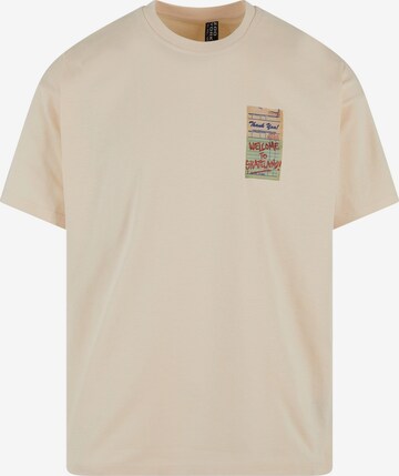 T-Shirt 'ZM241-052-1' ZOO YORK en beige : devant