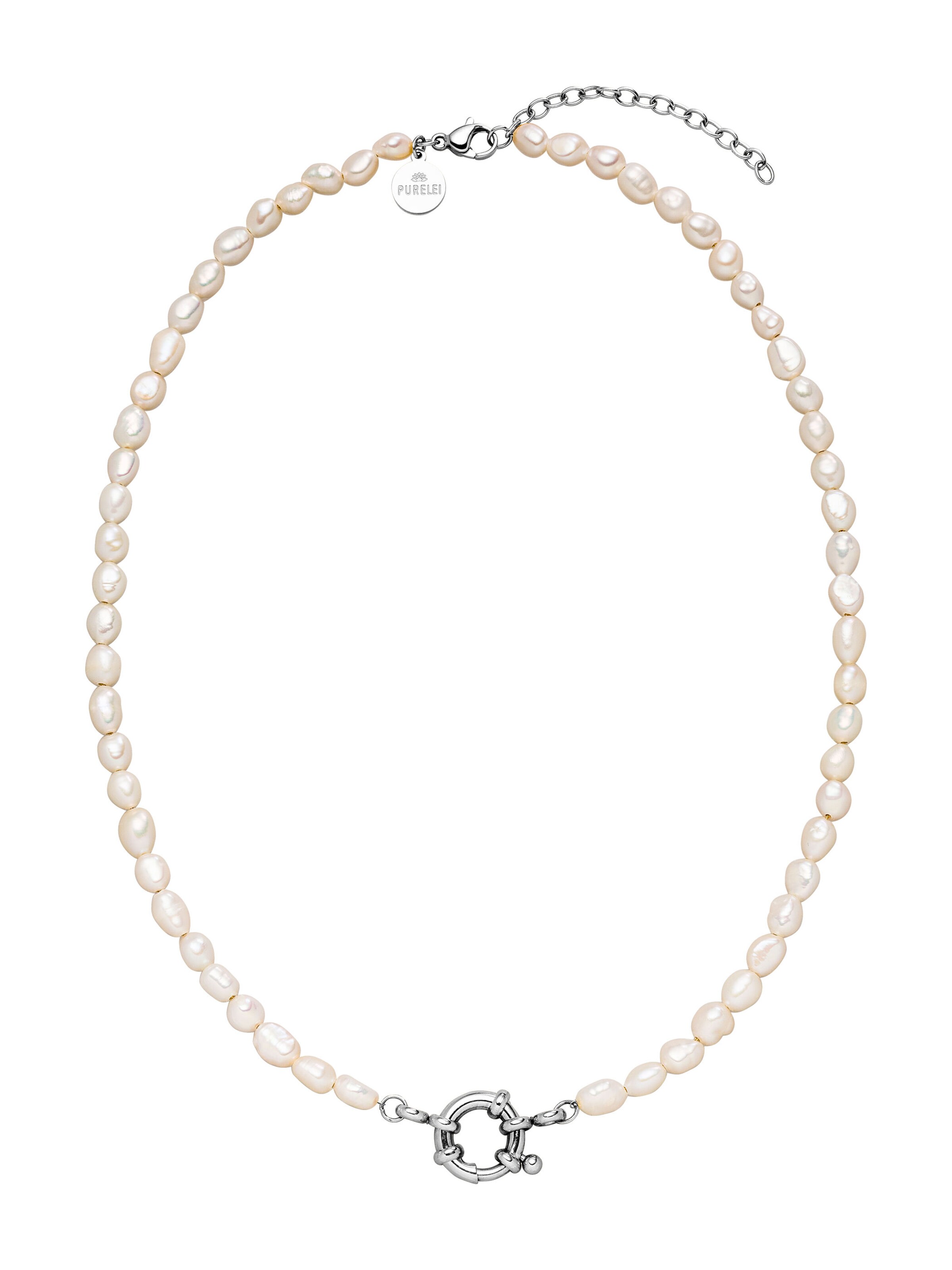 PURELEI Kette 'Charm' in Silber: Vorderseite