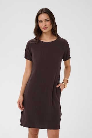 Kaffe Kjole 'KALiny' i brun: forside