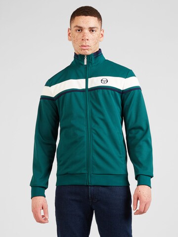 Sergio Tacchini Bluza rozpinana 'DAMARINDO' w kolorze zielony: przód