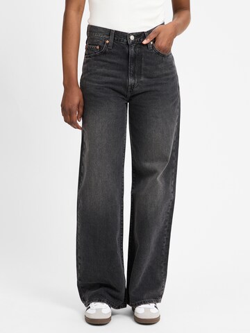 Wide leg Jeans 'Ribcage' di LEVI'S ® in nero: frontale