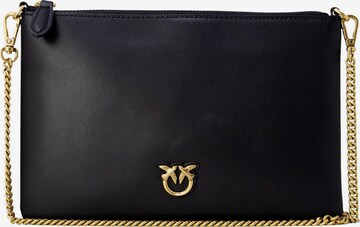 PINKO - Bolso saco 'FLAT CLASSIC VITELLO SETA 100455 A0F1' en negro: frente