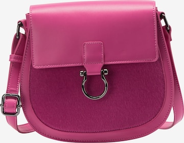 Sac à bandoulière IZIA en rose : devant