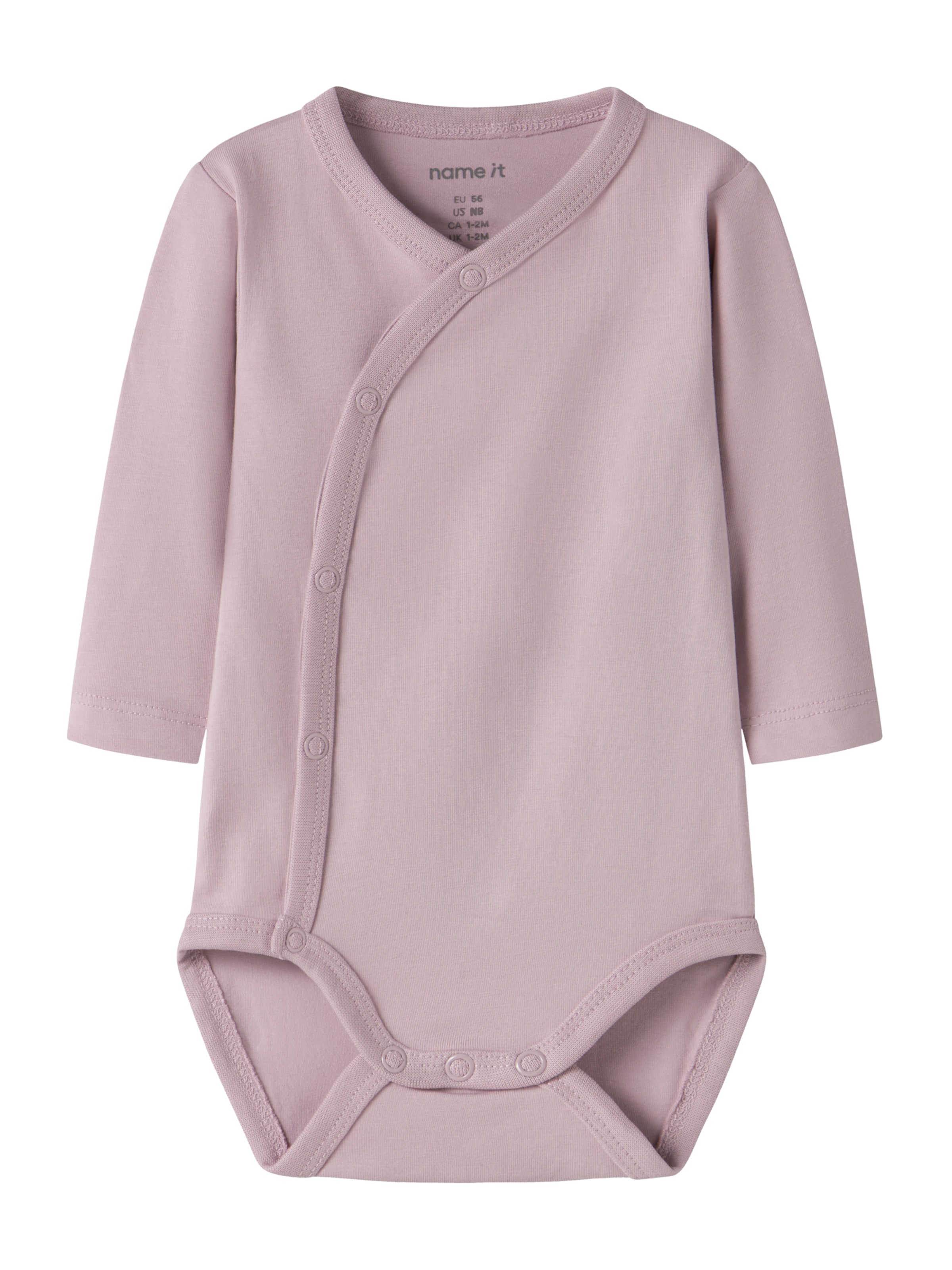 Barboteuse / body 'NBFVULLA' NAME IT en rose : devant