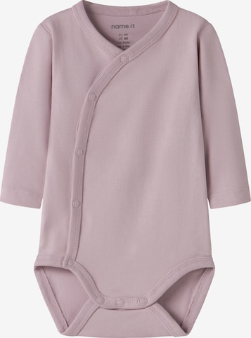 NAME ITDječji bodi 'NBFVULLA' - roza boja: prednji dio