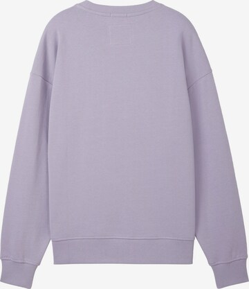 TOM TAILOR Sweatshirt in Lila