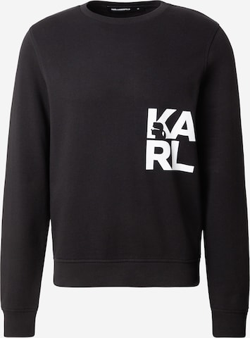Karl Lagerfeld Суичър в черно: отпред