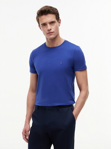 TOMMY HILFIGER Slim fit Μπλουζάκι σε μπλε: μπροστά