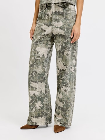 JJXX Wide leg Jeans 'JXZoe' in Groen