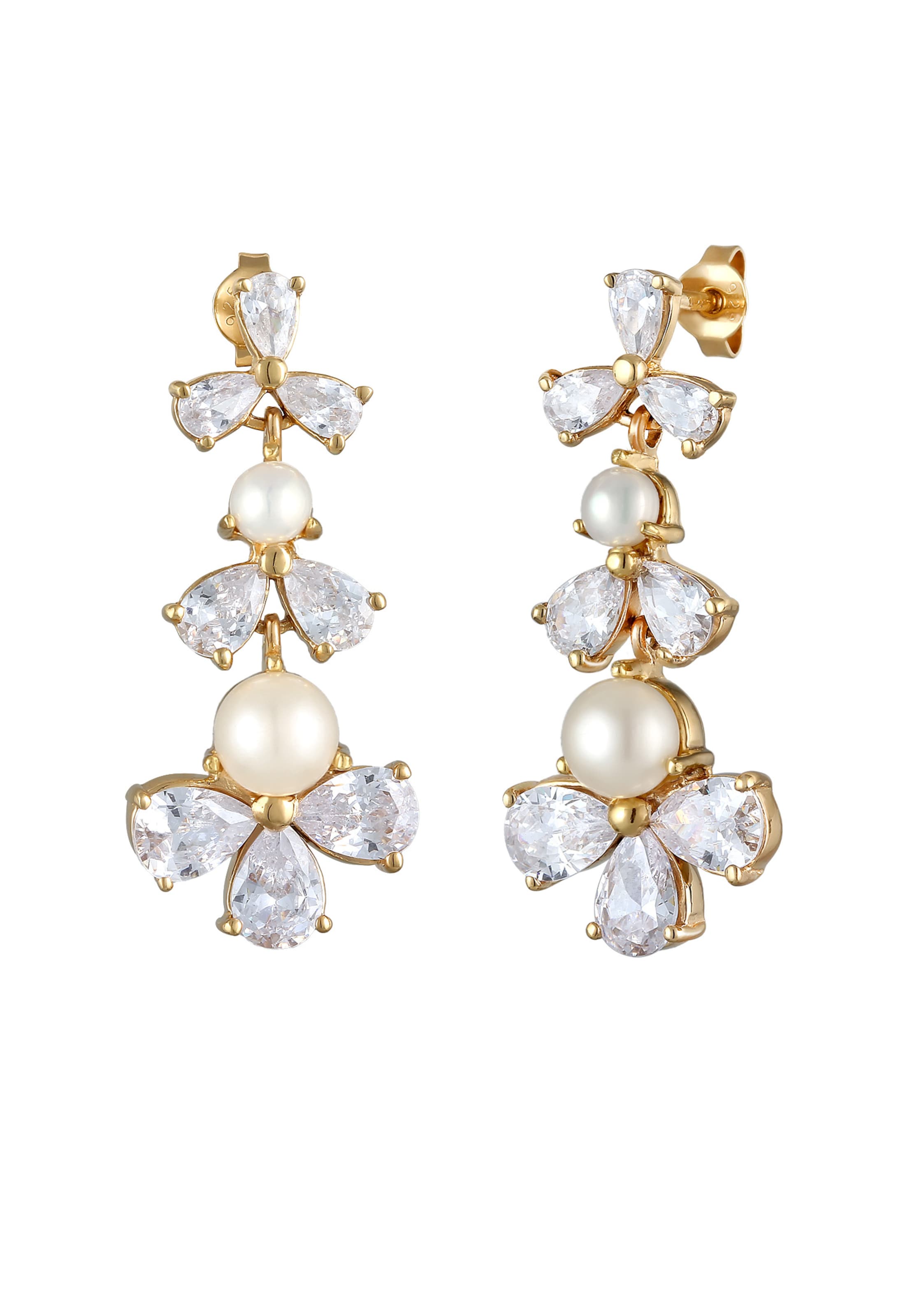 ELLI PREMIUM Ohrringe in Gold: Vorderseite