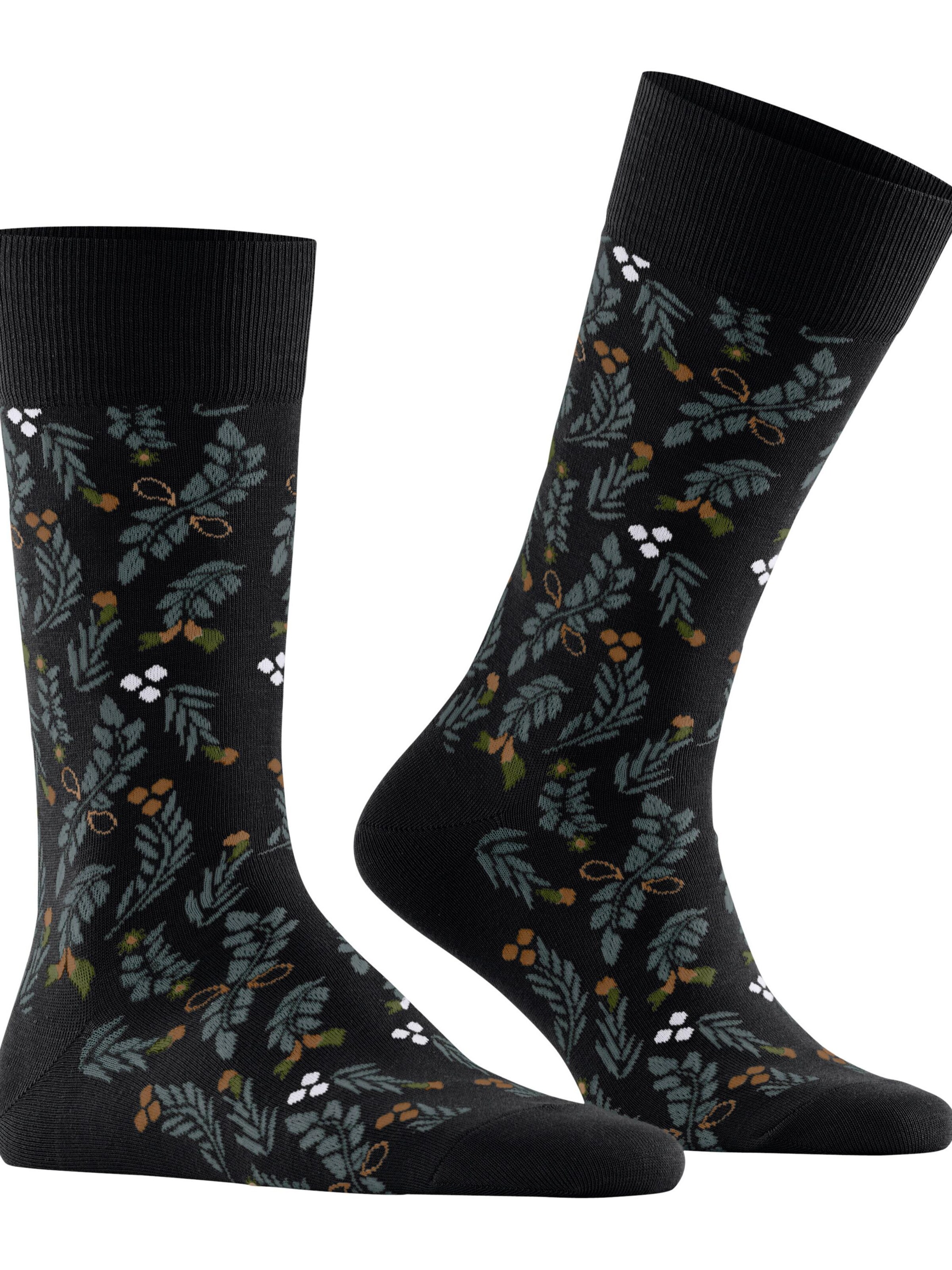 BURLINGTON Socken 'Bloomingday'‌‌‌‌‌‌‌ in Schwarz