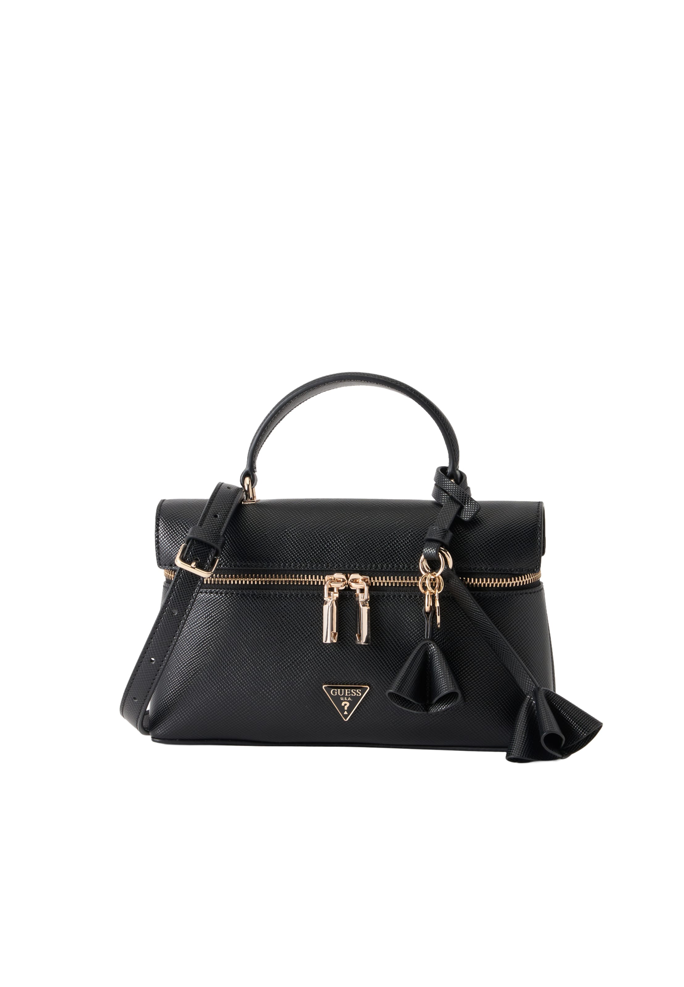 GUESS Handtasche 'DANIELLE CANISTER' in Schwarz: Vorderseite