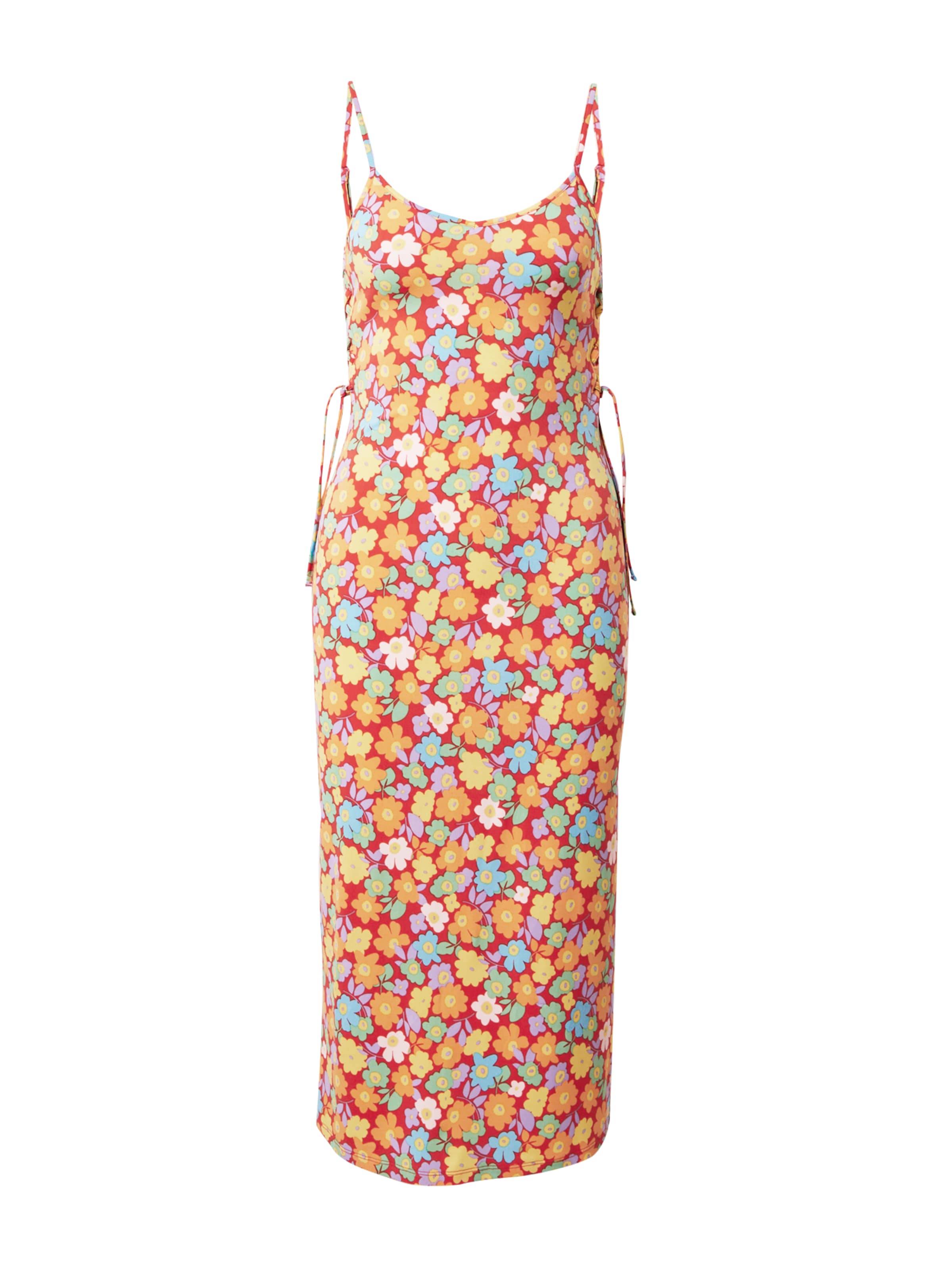 florence by mills exclusive for ABOUT YOU Лятна рокля 'Spring Clean ' в аквамарин / лавандула / светлооранжево / гренадин, Преглед на продукта